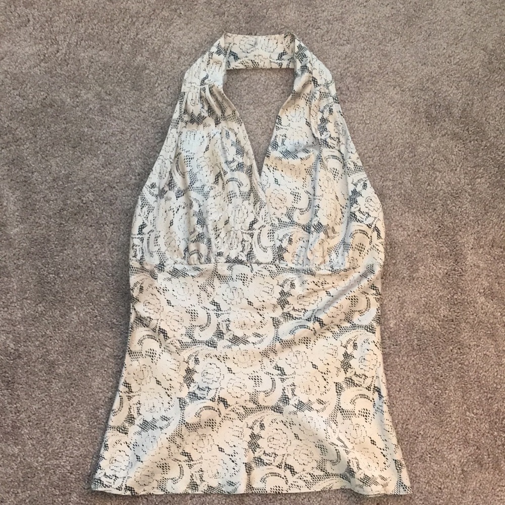 Express women’s silk halter top